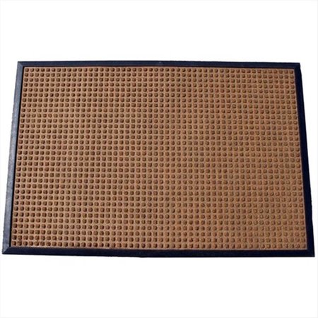 RICKIS RUGS 630S0023BN 2 ft. W x 3 ft. L Stop-N-Dry Mat in Brown RI63062